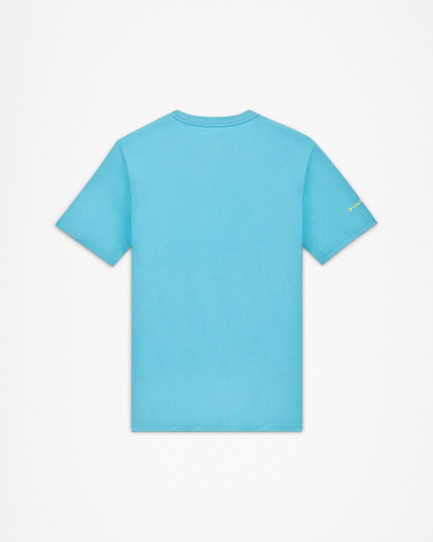 Women's Converse x Keith Haring Alien T-Shirts Blue | AU 6451EL